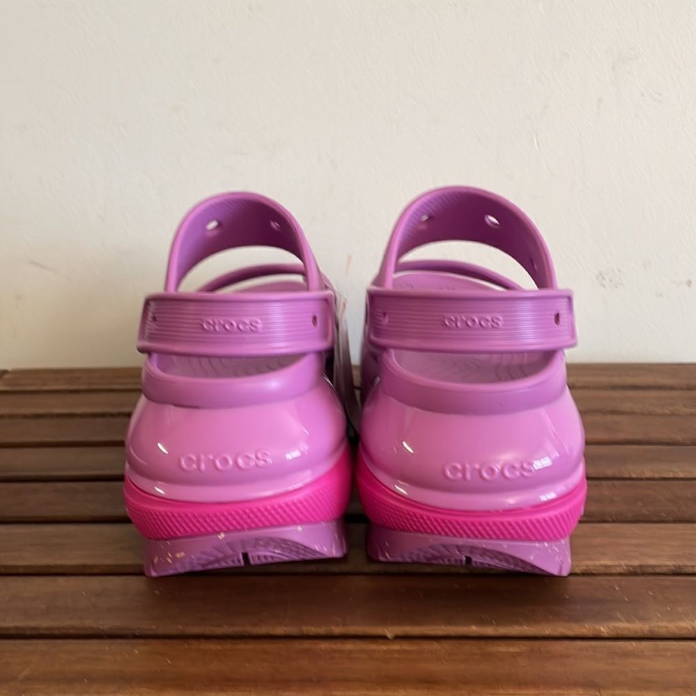 NWT Crocs Classic Mega Crush Platform Sandals Bubble Women Size 10 Men Size 8 - Picture 6 of 8